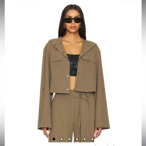 x Mona Kattan Ava Jacket & pants in Safari ** selling as set!